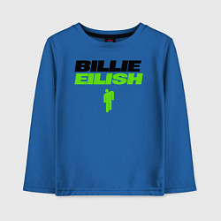Лонгслив хлопковый детский Billie Eilish: Bellyache, цвет: синий