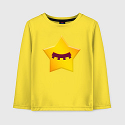 Лонгслив хлопковый детский BRAWL STARS - SANDY, цвет: желтый