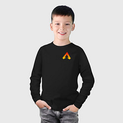 Лонгслив хлопковый детский APEX LEGENDS НА СПИНЕ, цвет: черный — фото 2