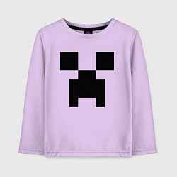 Лонгслив хлопковый детский Minecraft, цвет: лаванда
