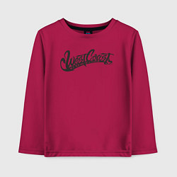 Лонгслив хлопковый детский West Coast Customs, цвет: маджента