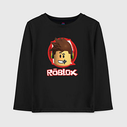 Лонгслив хлопковый детский ROBLOX, цвет: черный