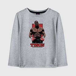 Лонгслив хлопковый детский Tyson, цвет: меланж
