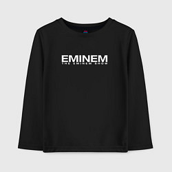 Лонгслив хлопковый детский EMINEM, цвет: черный