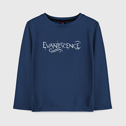 Лонгслив хлопковый детский Evanescence, цвет: тёмно-синий