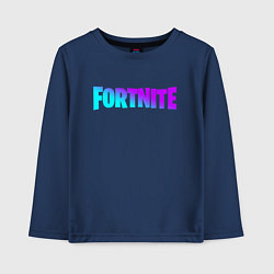 Лонгслив хлопковый детский FORTNITE 2, цвет: тёмно-синий