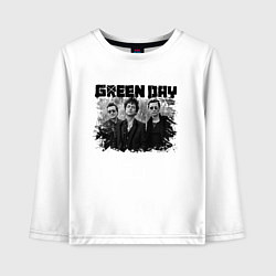 Лонгслив хлопковый детский GreenDay, цвет: белый