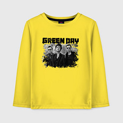 Лонгслив хлопковый детский GreenDay, цвет: желтый