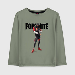 Лонгслив хлопковый детский FORTNITE IKONIK, цвет: авокадо