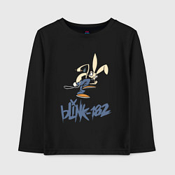 Лонгслив хлопковый детский BLINK-182, цвет: черный