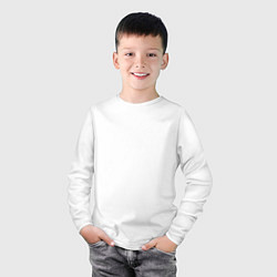Лонгслив хлопковый детский LEXUS, цвет: белый — фото 2