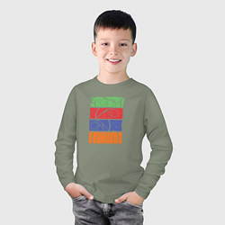 Лонгслив хлопковый детский South Park лица, цвет: авокадо — фото 2