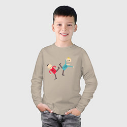 Лонгслив хлопковый детский South Park Терренс и Филлип, цвет: миндальный — фото 2