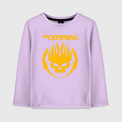 Лонгслив хлопковый детский THE OFFSPRING, цвет: лаванда