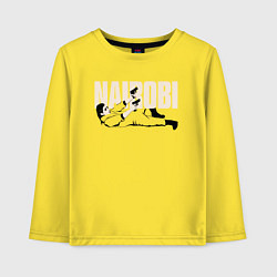 Лонгслив хлопковый детский БУМАЖНЫЙ ДОМ, цвет: желтый