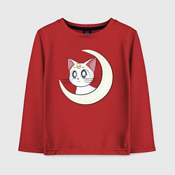 Лонгслив хлопковый детский Artemis, цвет: красный