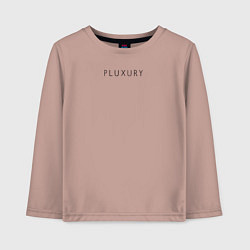 Лонгслив хлопковый детский PLUXURY, цвет: пыльно-розовый