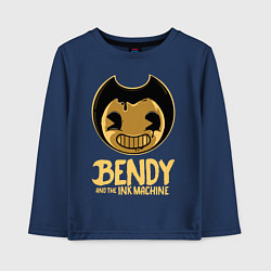 Лонгслив хлопковый детский Bendy And The Ink Machine, цвет: тёмно-синий