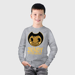 Лонгслив хлопковый детский Bendy And The Ink Machine, цвет: меланж — фото 2
