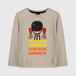 Детский лонгслив PUBG Winner Chicken Dinner