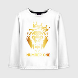Детский лонгслив ЗОЛОТОЙ ЛЕВ