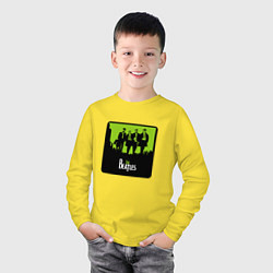 Лонгслив хлопковый детский Ливерпульская четверка Beatles, цвет: желтый — фото 2