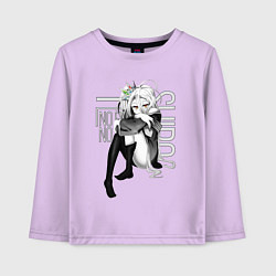Лонгслив хлопковый детский No Game No Life, цвет: лаванда