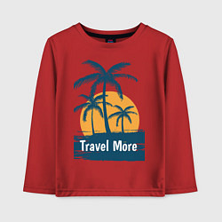 Детский лонгслив Travel more