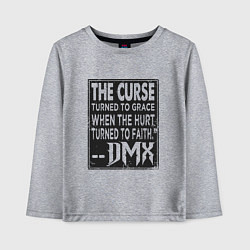 Лонгслив хлопковый детский DMX - The Curse, цвет: меланж