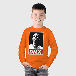 Лонгслив хлопковый детский Rapper DMX, цвет: оранжевый — фото 2