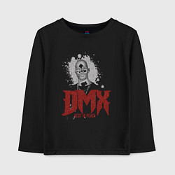 Лонгслив хлопковый детский DMX - Rest In Peace, цвет: черный