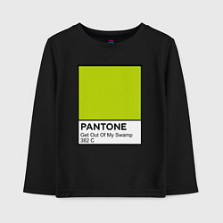 Детский лонгслив Shrek: Pantone Color