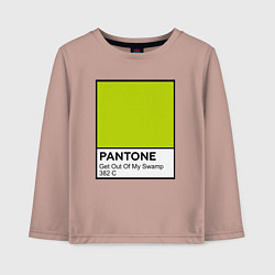 Детский лонгслив Shrek: Pantone Color