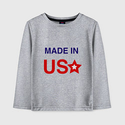 Детский лонгслив Made in usa