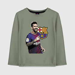 Детский лонгслив Lionel Messi Barcelona Argentina