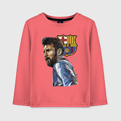 Детский лонгслив Lionel Messi Barcelona Argentina Striker