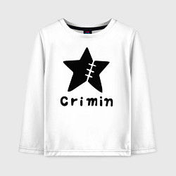 Лонгслив хлопковый детский Crimin бренд One Piece, цвет: белый