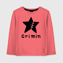 Лонгслив хлопковый детский Crimin бренд One Piece, цвет: коралловый