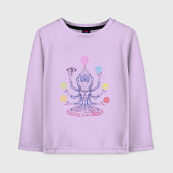 Детский лонгслив Медитация