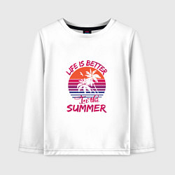 Детский лонгслив Better summer Лучшее Лето!