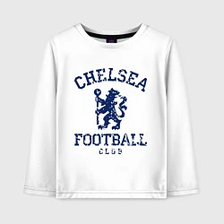 Лонгслив хлопковый детский Chelsea FC: Lion, цвет: белый
