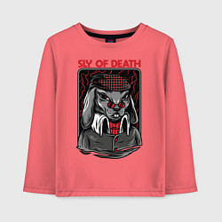 Детский лонгслив Заяц в очках