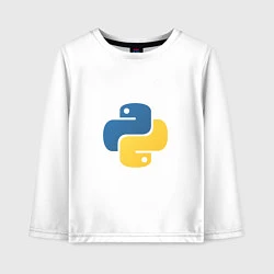 Детский лонгслив Python язык