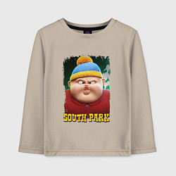 Лонгслив хлопковый детский Eric Cartman 3D South Park, цвет: миндальный