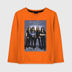 Лонгслив хлопковый детский Ты помнишь, как всё начиналось?, цвет: оранжевый