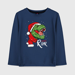 Детский лонгслив T-rex Merry Roar