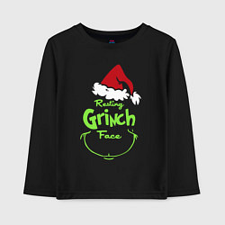 Детский лонгслив Resting Grinch Face