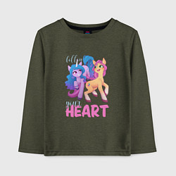 Детский лонгслив My Little Pony Follow your heart