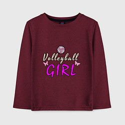 Детский лонгслив Volleyball - Girl