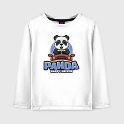 Детский лонгслив Panda Happy driver